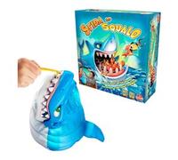 Goliath - SFIDA LO SQUALO - Gioco da Tavolo Interattivo per Bambini dai 4 Anni - Gioco d’Azione e Riflessi - Pesca e Sorprese - Senza Batterie - Regalo Divertente - 2-4 Giocatori - 5 Min