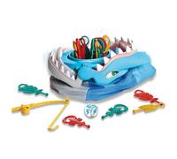 Goliath - SFIDA LO SQUALO - Gioco da Tavolo Interattivo per Bambini dai 4 Anni - Gioco d’Azione e Riflessi - Pesca e Sorprese - Senza Batterie - Regalo Divertente - 2-4 Giocatori - 5 Min