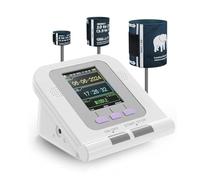 Sfidmomanom elettronico veterinario, misurazione della pressione arteriosa LCD da 2,8 pollici con 3 polsini, per la cura degli animali da cane/gatto/animali domestici