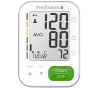 Sfigmomanometro connesso BU 570 medisana - Design sottile - Schermo grande - Cifre XXL - Misurazione dellaritmia - Bluetooth - 240 memorie