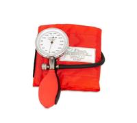 SFIGMOMANOMETRO DA BRACCIO AD ANEROIDE PRAKTICUS I Colore ROSSO + Fonendoscopio LF 320 TOP BORDEAUX + Pulsiossimetro YK-81C