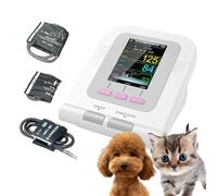 Sfigmomanometro digitale per animali domestici, con 3 polsini, misurazione automatica e display LCD, per uso domestico e veterinario