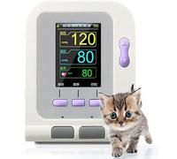 Sfigmomanometro digitale per animali domestici, per cani e gatti, attrezzatura veterinaria, per la cura degli animali domestici, con 3 polsini, sfigmomanometro elettronico