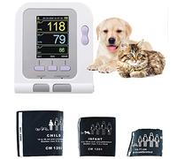 Sfigmomanometro Elettronico Veterinario Monitor Automatico, Monitor Della Pressione Sanguigna Veterinaria, 3 Polsini, per La Cura degli Animali di Cani/Gatti/Animali Domestici