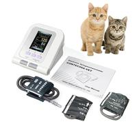 Sfigmomanometro Elettronico Veterinario, Monitor Digitale Della Pressione Sanguigna Veterinaria, Sfigmomanometro a 3 Modalità E 3 Polsini, Con Misurazione Dell'ossigeno Nel Sangue, Per Cani/gatti/anim