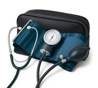 Sfigmomanometro Manuale con Pompa Misuratore di Pressione Arteriosa da Braccio Kit Completo con Stetoscopio Bracciale Regolabile e Valvola di Precisione Lo sfigmomanometro manuale con pompa è uno stru