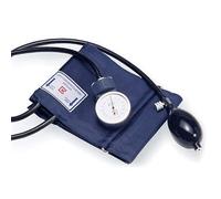 Sfigmomanometro Manuale da Braccio con Stetoscopio | Misuratore di Pressione Arteriosa a Pompa | Lettura Accurata | Fascia Regolabile | Portatile per Uso Domestico e Professionale