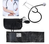 Sfigmomanometro manuale, misuratore di pressione sanguigna con stetoscopio e bracciale, classico kit Bp con borsa per il trasporto, manicotto per la pressione sanguigna manuale per servizi di soccorso