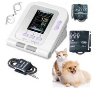 Sfigmomanometro veterinario digitale, display LCD automatico con polsini di diverse dimensioni per una cura accurata degli animali domestici