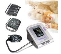 Sfigmomanometro veterinario per cani e gatti, macchina digitale automatica BP con display LCD, include polsini di diverse dimensioni per la cura domestica degli animali domestici