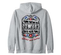 Sfilata delle Mucche Alpine svizzere Esprit des Alpes Felpa con Cappuccio
