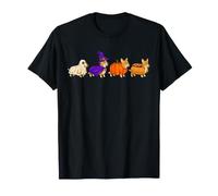 Sfilata di Corgi per Halloween: Costume Divertente da Cane Maglietta