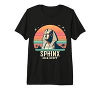 Sfinge Giza Egitto Il Cairo Souvenir Memorabilia Piramidi Orgoglioso Maglietta Premium