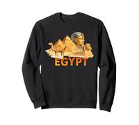 Sfinge Giza Piramide Faraone Acquerello Egitto Viaggio Felpa