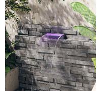 vidaXL Sfioratore a Cascata con LED RGB Acrilico 30 cm