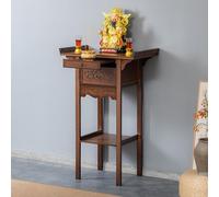 SFJATTA Tavolo da Altare con Contenitore, intricato piedistallo per Mobile da Altare Cinese Che Offre Un Grande Tavolo cerimoniale per l'uso in culto familiare(66 * 40 * 103cm)