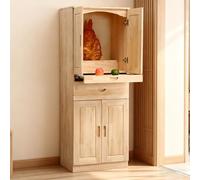 SFJATTA Tavolo da altare con contenitore, tavolo da altare con mobiletto per la meditazione e la preghiera, per esposizione in casa o nel tempio