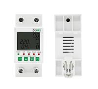 SFJSFIMQ Dispositivo di Protezione da sovratensione e sottotensione, relè, Interruttore, misuratore di Potenza kWh, 2P 63A, App, DIN Rail, WiFi, Smart Circuit