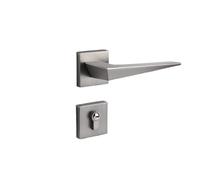 SFJSFIMQ Serratura Magnetica for Porta Interna in Lega di Zinco silenziosa for della Camera da Letto Maniglia for Stanza alla Moda(Nickel)