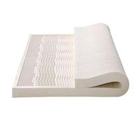 SFKLYU Coprimaterasso in Memory Foam da 2,5 cm, Pieghevole e Portatile, con Fodera Sfoderabile e Lavabile, 7 Zone di Supporto, Sollievo dai Punti di Pressione sulla Schiena,135cm*190cm
