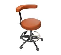 SFKLYU Sedia da Medico Sgabello da Assistente Sgabello da Dentista in Pelle Microfibra Sedia da Dentista con Bracciolo Regolabile in Altezza,B