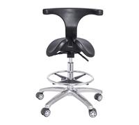 SFKLYU Sgabello Ergonomico con Sedile A Sella Diviso, Girevole e Regolabile in Altezza, Ideale per Studi Dentistici, Centri Benessere, Saloni di Bellezza, Massaggi e Studi di Tatuaggi,A2,200 Gas Strut