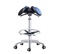SFKLYU Sgabello Ergonomico Girevole con Ruote, Sedia da Ufficio Multiuso, Sedile Idraulico Regolabile per Salone di Bellezza, Spa, Tatuaggi, Clinica,54~74CM