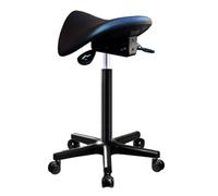 SFKLYU Sgabello Professionale A Sella con Ruote, Ergonomico, Girevole, Regolabile in Altezza, per Centri Massaggi, Cucine, Spa, Estetista, Onicotecnico,50~68CM