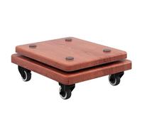 SFKLYU Supporto per Altoparlante da Pavimento, Stabilizzatore, Base, Piedini di Isolamento per Altoparlante, Staffe/Vassoio per Altoparlante, Bloccabili con Ruote Universali,D,25 * 35CM