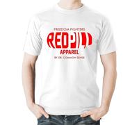 SFMTRTAO Red Pill T-Shirt Stand for Freedom Fighters WEF Common Law Awake White XL