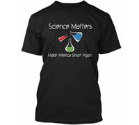 SFMTRTAO Science Matters Make America Smart Again T-Shirt Black S