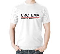 SFMTRTAO Systema T-Shirt Russian Martial Art Vladimir Vasiliev Ryabko White XL
