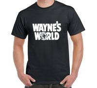 SFMTRTAO Wayne's World Movie Inspired T-Shirt Men Black L