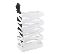 SFNIOKFG Portaombrelli,Portaombrelli Portaombrelli Scavato in Metallo con Ganci Portaombrelli Rettangolare per Hotel Ristorante Portaombrelli Portaombrelli Organizzatore per Ombrelli/Wit/40