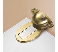 SFOCQVISH Adesivo fermaporta in Lega di Zinco spessorato Fermaporta Nascosto Catch Floor Fermaporta Senza Chiodi Ferramenta for Porta(Gris)