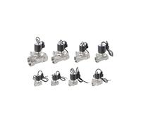 SFOCQVISH Elettrovalvola for Fontana Subacquea in Acciaio Inossidabile normalmente Chiusa IP68 Impermeabile valvola di Controllo Elettrico dell'Acqua 12V 24V(24VAC-Normally Closed)