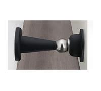 SFOCQVISH Fermaporta a Cuneo, fermaporta, fermaporta, paraurti Magnetico in Silicone, fermaporta in Acciaio Inox, fermaporta da Pavimento, Supporto for Porta da Parete - Grigio || 2 Pezzi(Noir)