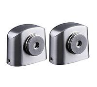 SFOCQVISH Fermaporta a Pavimento, fermaporta Magnetico in Acciaio Inossidabile, Protegge pareti e Porte, Facile da installare, con Viti, Sicurezza for Bambini, tieni la Porta Aperta(B)