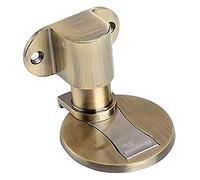 SFOCQVISH Fermaporta Aspirazione Porta Invisibile Regolabile Fermaporta Bagno Camera da Letto Dispositivo di aspirazione fermaporta anticollisione Fermaporta Magnetico(Gold)
