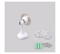 SFOCQVISH Fermaporta Autoadesivo, paracolpi, fermaporta in Acciaio Inossidabile, Fissaggio a Parete, ferramenta for mobili con Ventosa for Porta(Ivory White)