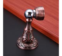 SFOCQVISH Fermaporta Autoadesivo, tampone paraurti, Bronzo retrò in Lega di Zinco fermaporta fermaporta con Fissaggio a Pavimento con Viti for casa di Famiglia, ECC.(A)