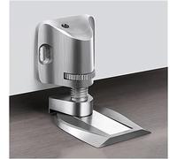 SFOCQVISH Fermaporta Autoadesivo, tampone paraurti, fermaporta Regolabile in Lega di Zinco Adesivo Non Perforato fermaporta Hardware for Porte mobili(Silver)