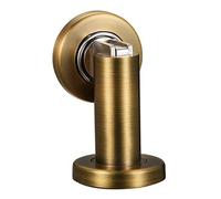 SFOCQVISH Fermaporta, Cunei for Porte, bloccaporta, fermaporta Magnetico in Lega di Zinco, fermaporta in Ottone Spazzolato con Vite Nascosta, Montaggio a Pavimento