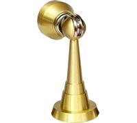 SFOCQVISH Fermaporta Fermaporta a Parete Fermaporta Magnetico Forte in Ottone, fermaporta a Ventosa Grande anticollisione Fermaporta Regolabile in Altezza, for Porta della Cucina del Bagno, Oro(Gold)
