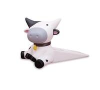 SFOCQVISH Fermaporta, fermaporta, Blocco Porta dei Cartoni Animati Anti-Pizzico Mano Muto Porta Superiore Punzonatura Gratuita Interessante Chiudiporta Camera Hotel Creativo(Blanc)