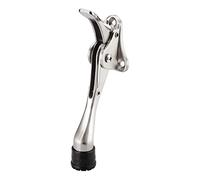 SFOCQVISH Fermaporta, fermaporta con cavalletto Singolo, fermaporta con Leva a Molla for impieghi gravosi, con Punta in Gomma, Montaggio a Vite(Wooden)