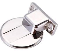 SFOCQVISH Fermaporta fermaporta, fermaporta anticollisione Silenzioso for Uso Domestico, paraurti Porta Installazione punzonatura Magnetica Invisibile,Black(Brushed Satin Nickel)