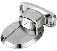 SFOCQVISH Fermaporta fermaporta, fermaporta in Lega di Zinco installato a Terra, nessun Adesivo for punzonatura for installare fermaporta, Nero(Stainless Steel)