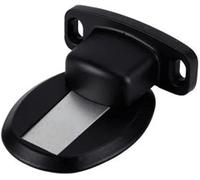 SFOCQVISH Fermaporta fermaporta, fermaporta in Lega di Zinco installato a Terra, nessun Adesivo for punzonatura for installare fermaporta, Nero(Noir)