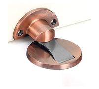 SFOCQVISH Fermaporta Fermaporta in Lega di Zinco, fermaporta Magnetico Senza Foratura, fermaporta Magnetico, fermaporta a Pavimento, Viti for Montaggio più Resistente(Bronze)